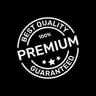 100% Premium Quality Guaranteed badge