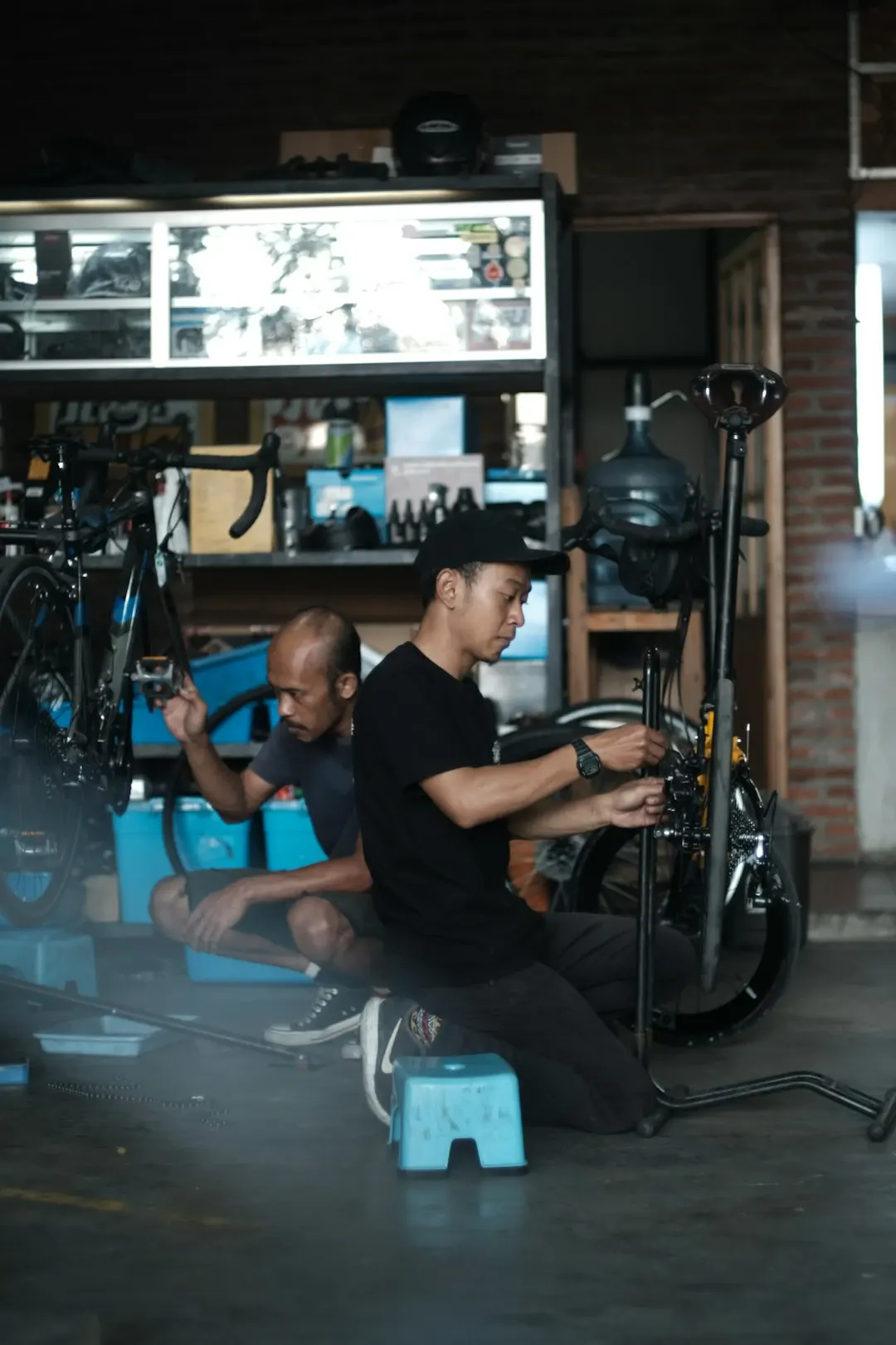 Mobile bike service team in Central Florida